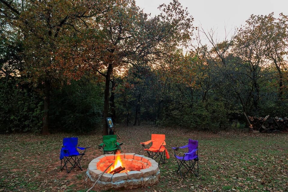 FREE stacked wood for fireside enjoyment