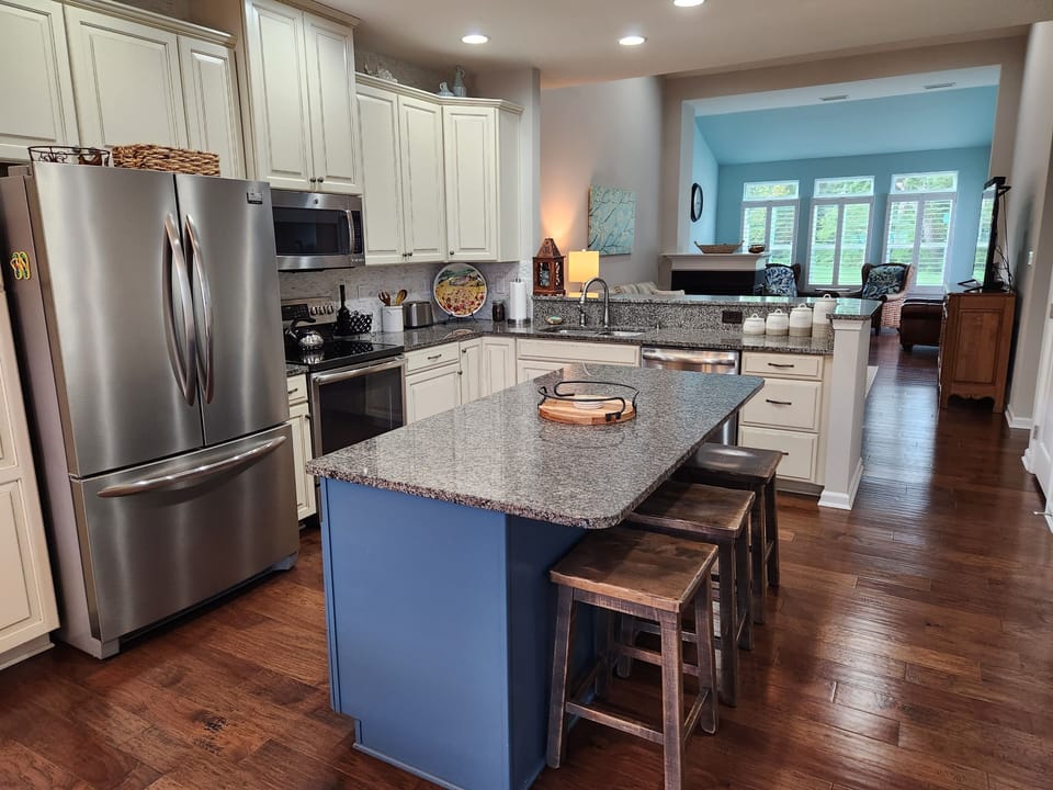 Kitchen with island seating