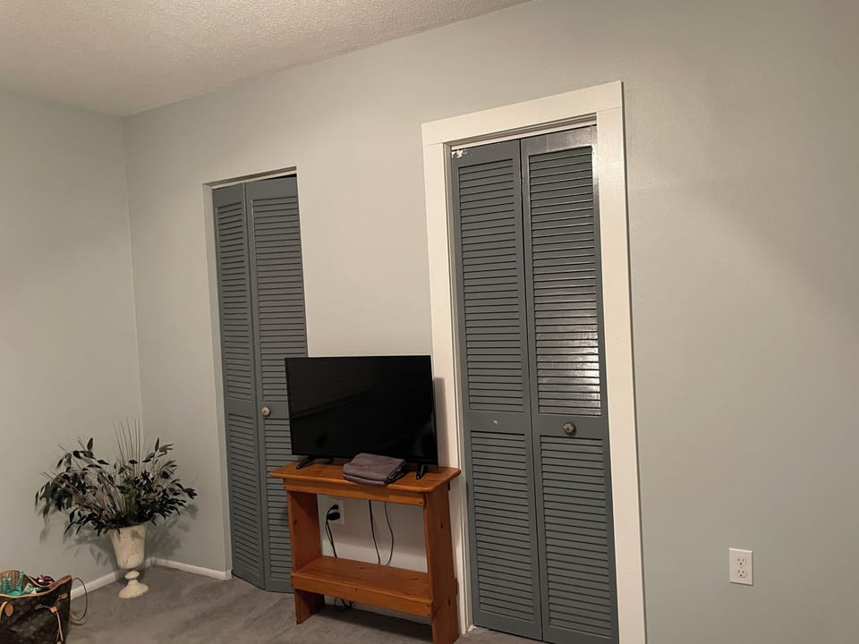 Closet and bathroom 