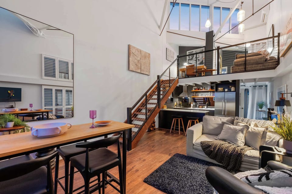 Double height loft style..