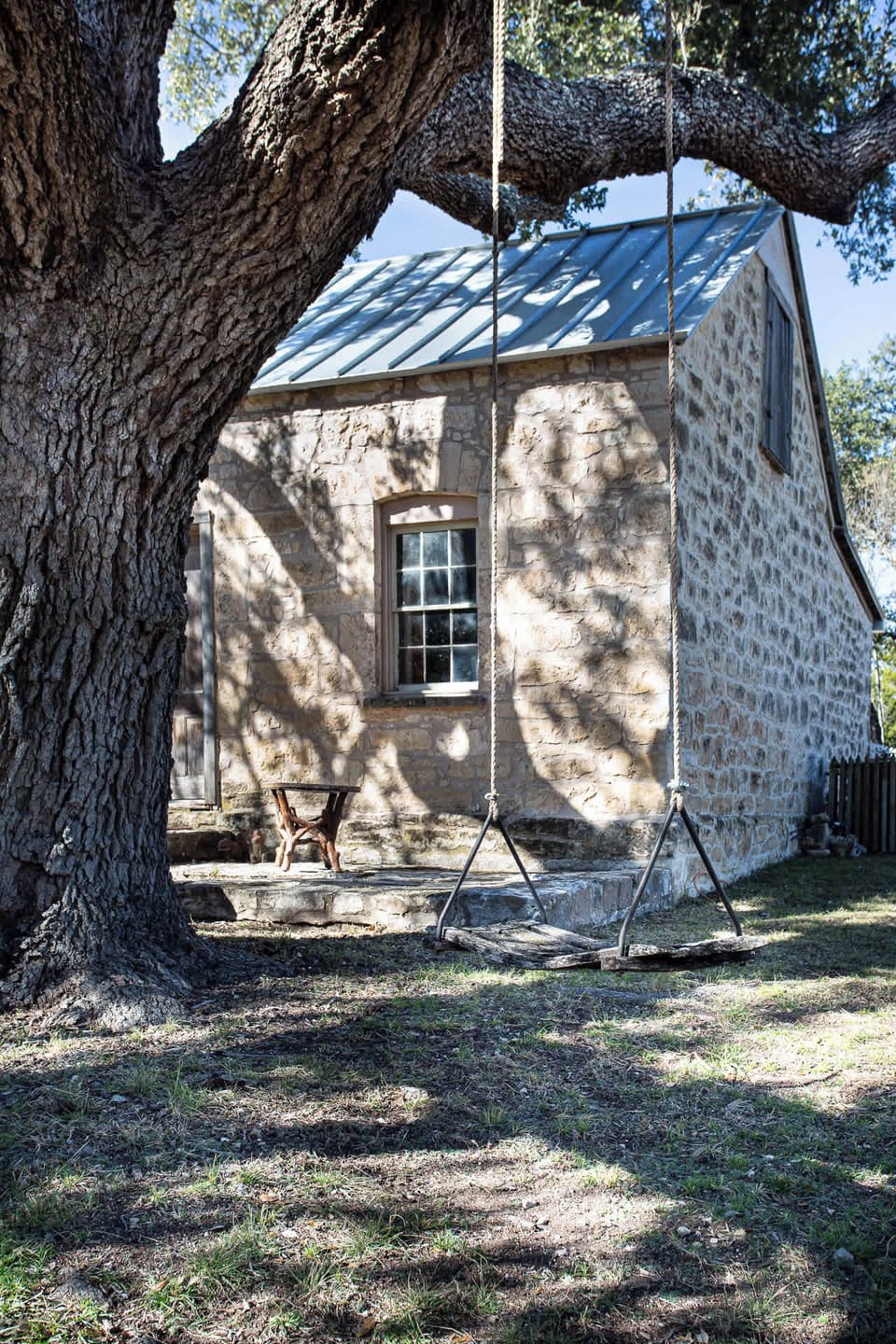 Rope Swing off of Back Porch