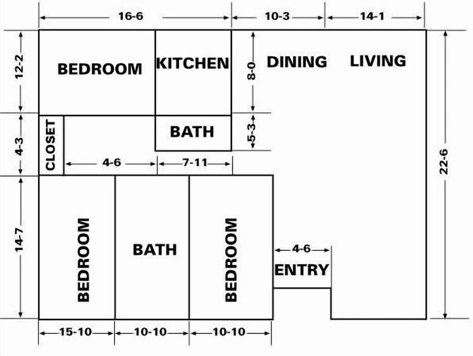 Open and spacious floor plan
