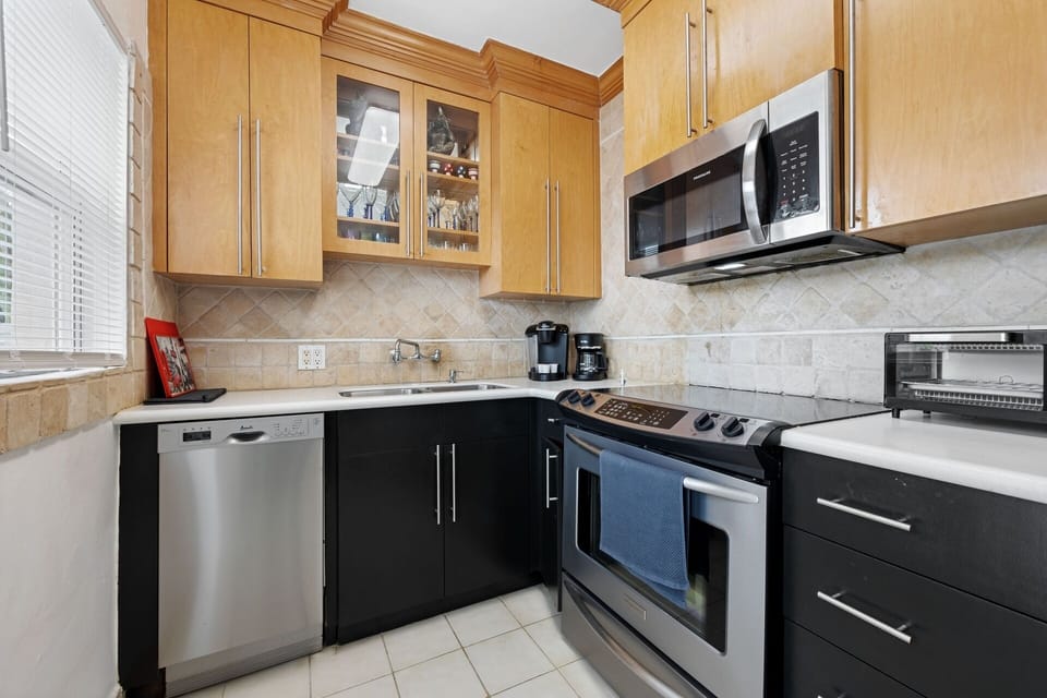 Fully equipped kitchen