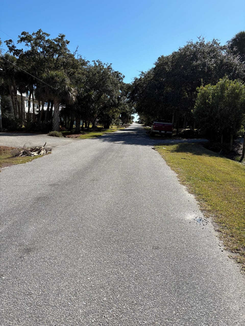 Direct Beach access is visible from driveway.