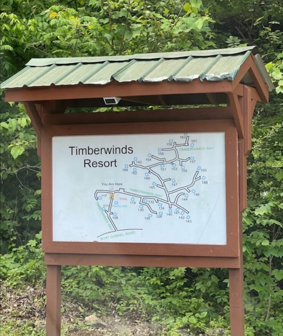 Resort Map - we are at the very top!