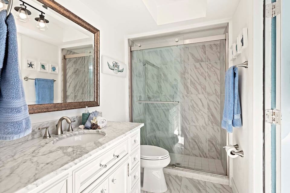 Bathroom with Shower and Sink