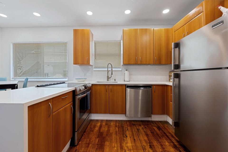 Fully stocked kitchen