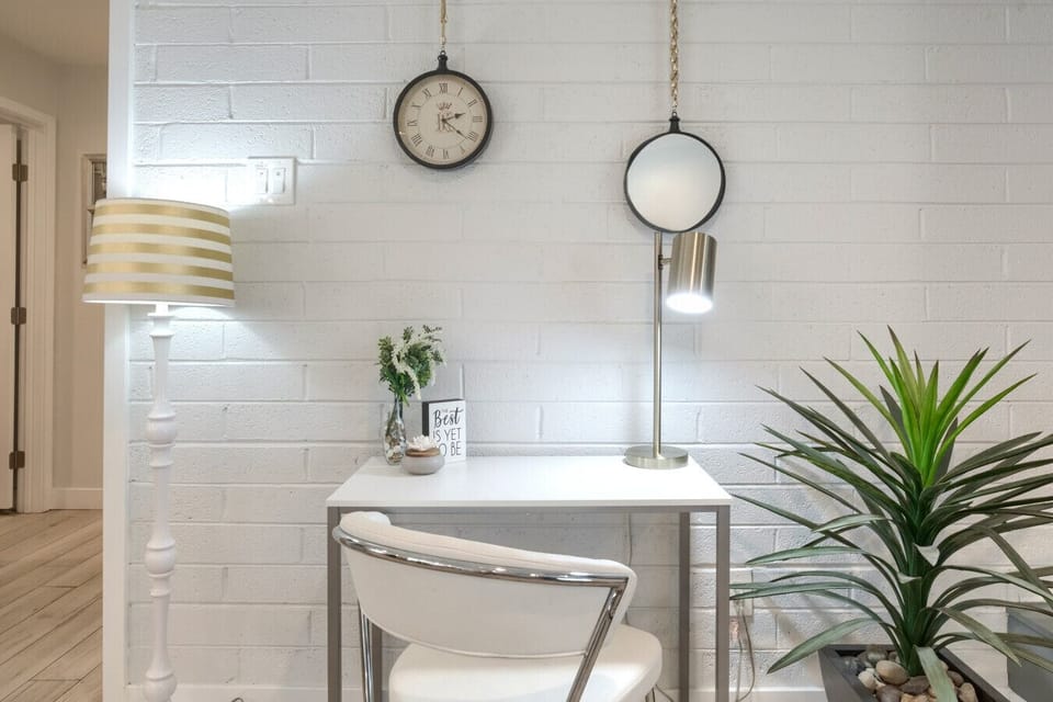 Work, create, or plan your next adventure in this quiet, comfortable nook.