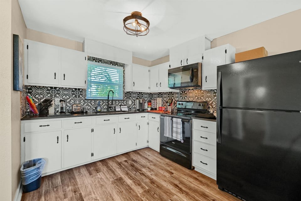 Clean updated kitchen
