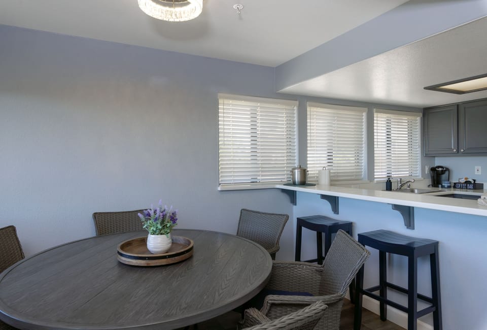 Dining Table and Bar Seating