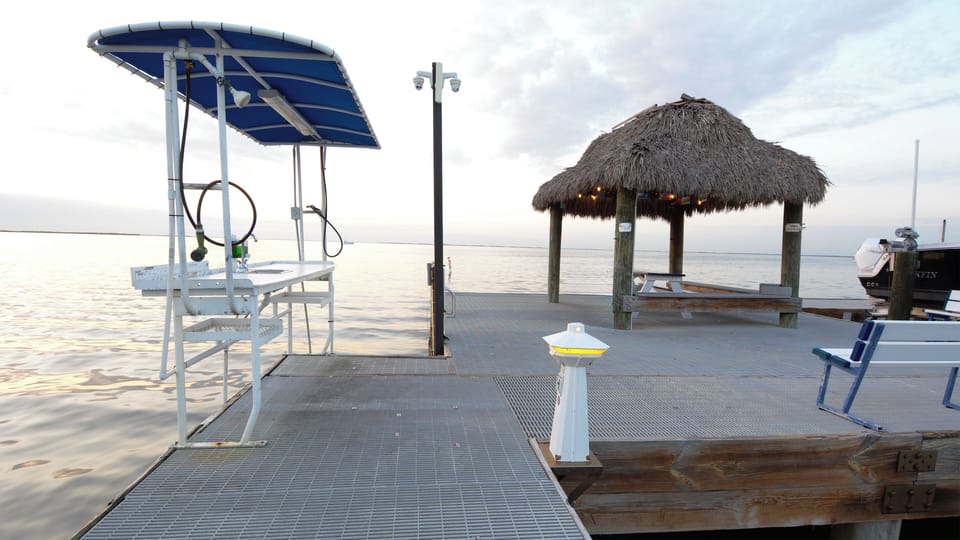 Fish Station & Tiki Hut on Dock