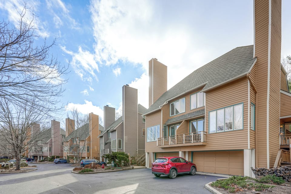 Townhouse Exterior | Ski Shuttle Access