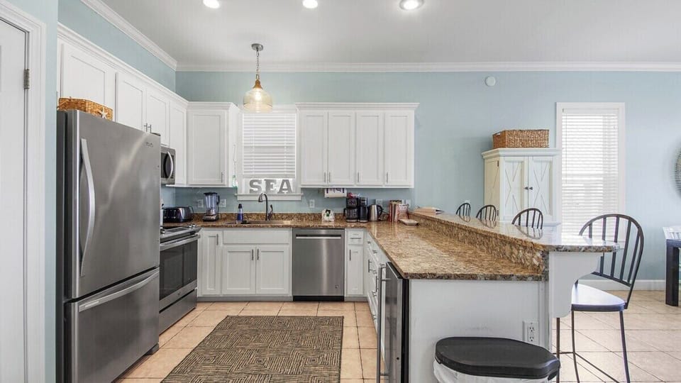 Full Kitchen with updated appliances and all the cooking essentials- 2nd floor