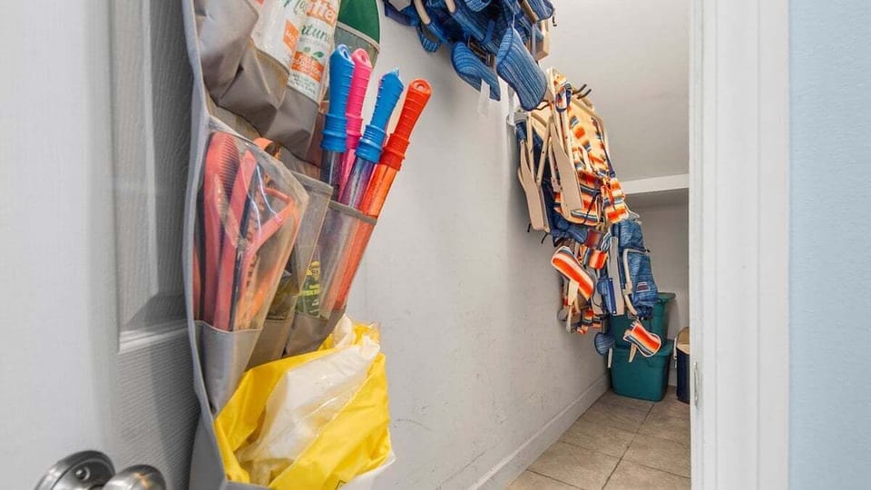 Beach supply closet - 1st floor