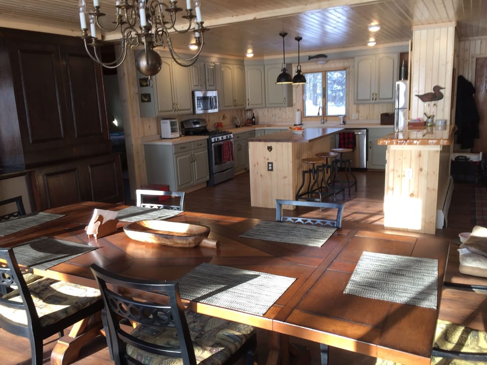 Main Floor Dining Room looking toward Kitchen