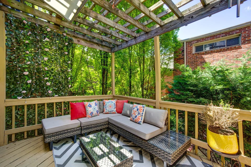 House, Porch, Garden, Nature, Outdoors