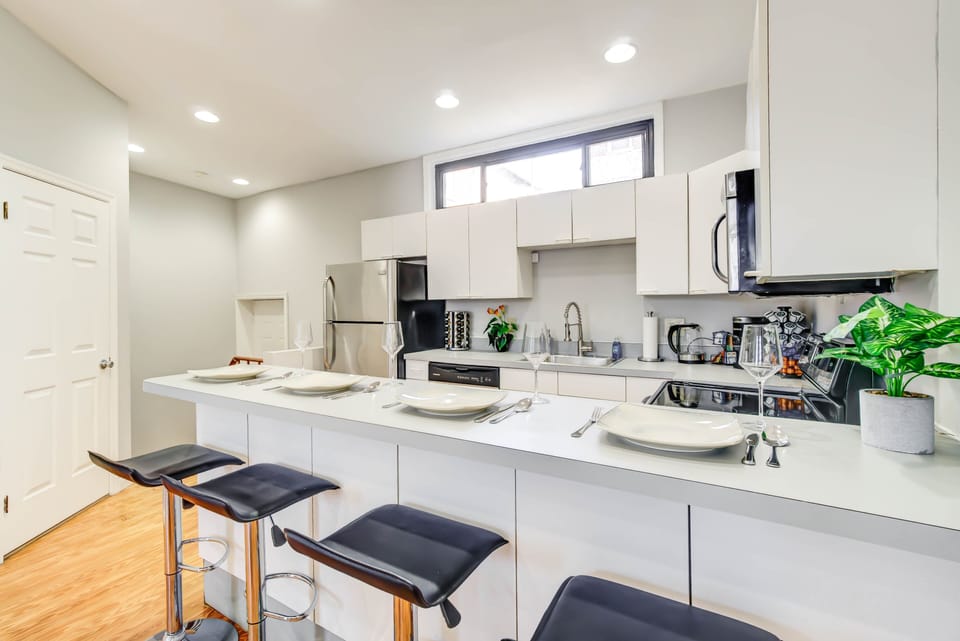 Indoors, Kitchen, Sink, Sink Faucet, Refrigerator