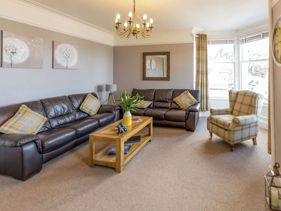 Living area | Littlebay Apartment, Oban