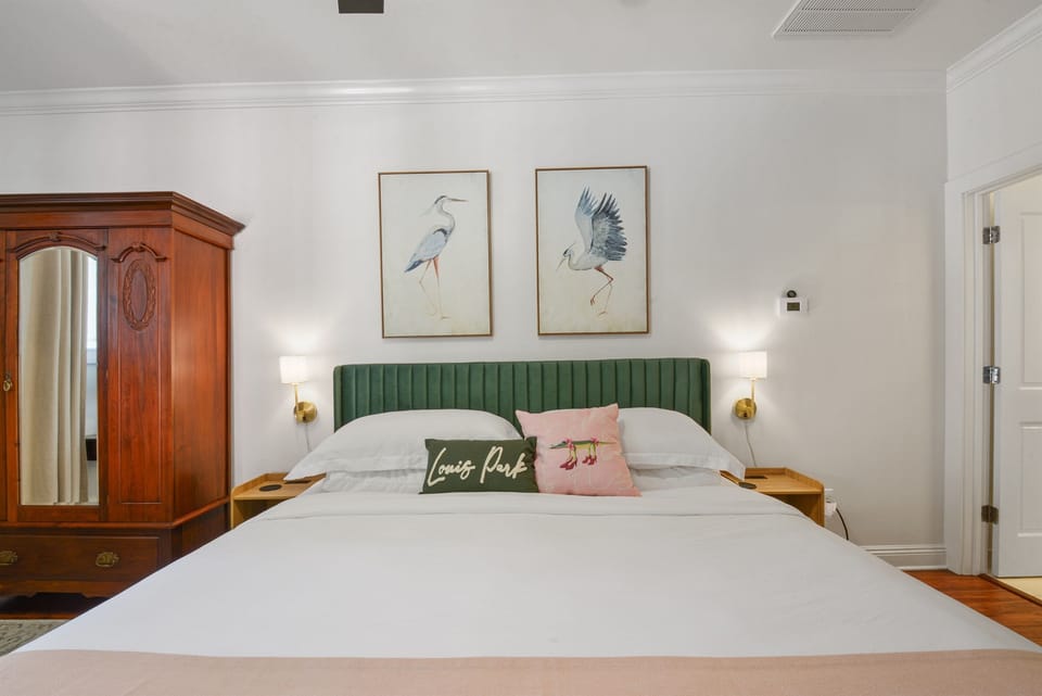 White Guest House King Bed