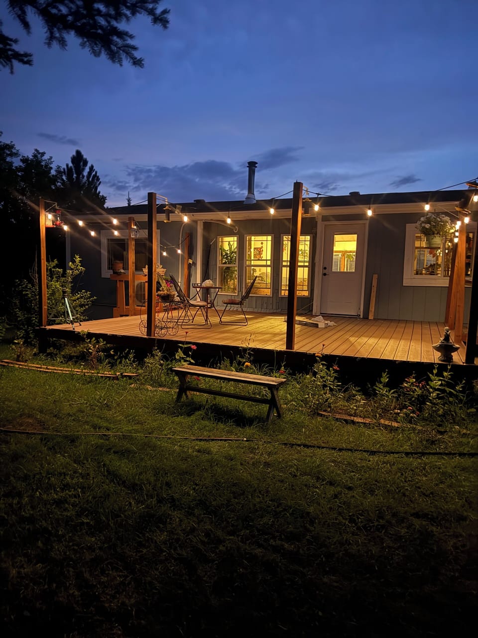 Front deck