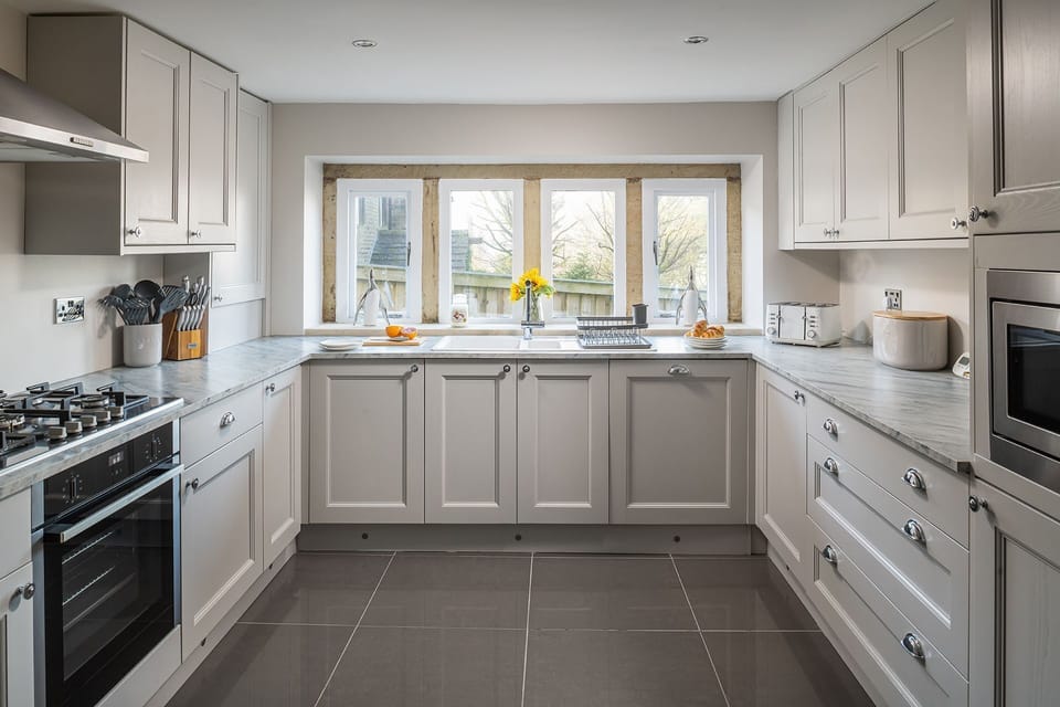 The kitchen at The Annex at Runninghill, Peak District