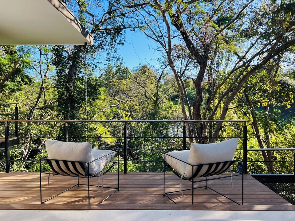 Sip a morning coffee while looking at the property piece of dry-tropical forest.