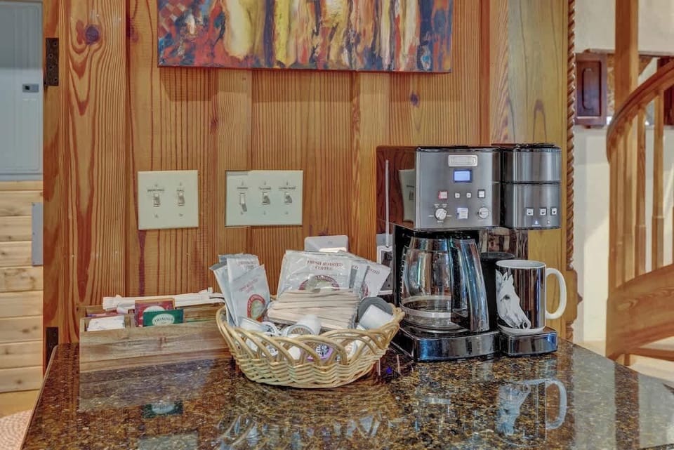 Start off the day with a cup of coffee from the coffee bar in Casa Grande
