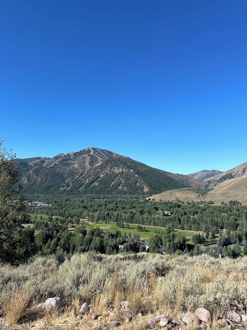 View of Baldy from White Clouds 