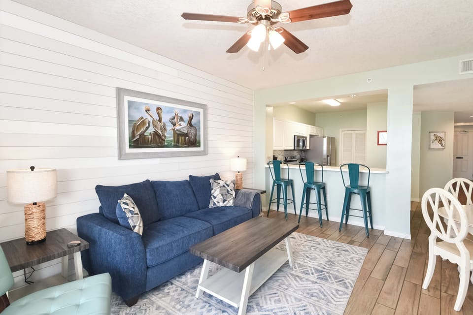 Living Room and Breakfast Bar