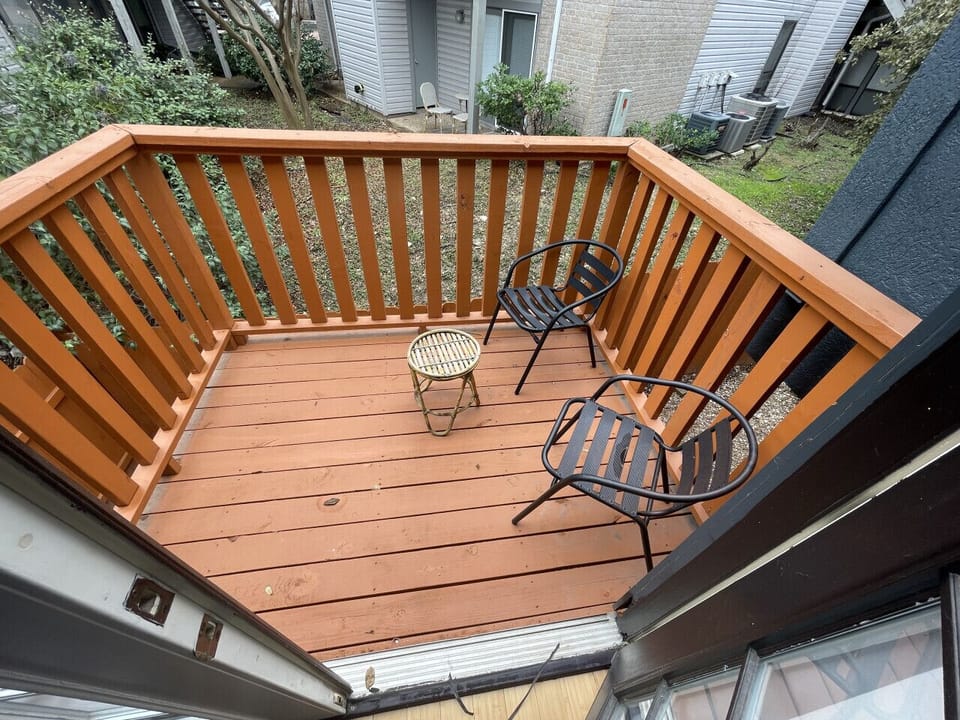 Upstairs Balcony/Terrace Patio!