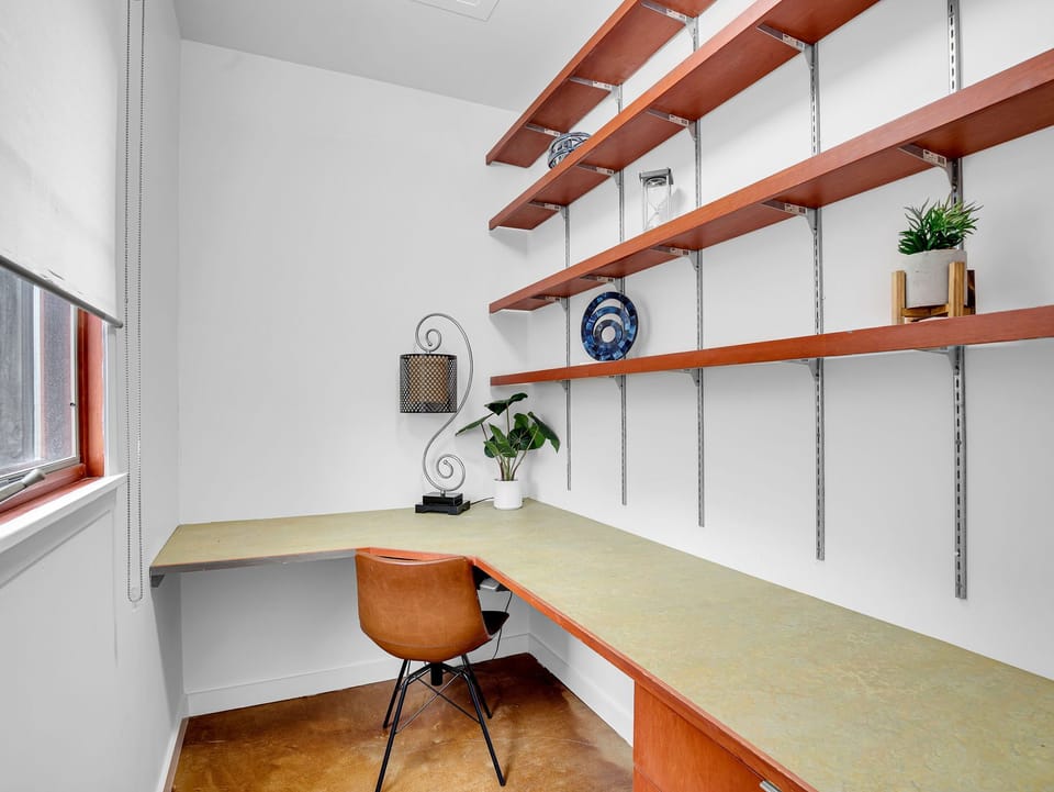 Quiet office nook for phone calls or planning