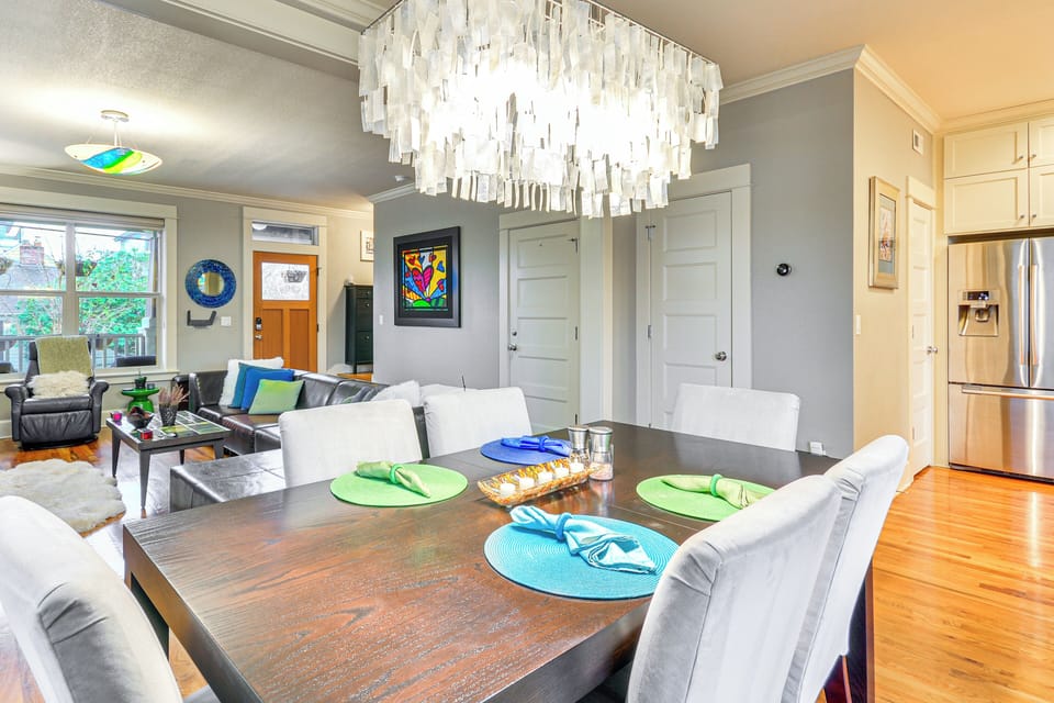 Dining Area | Dishware & Flatware | 1st Floor