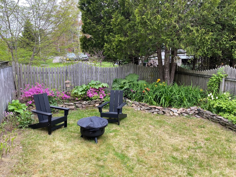 Backyard Fire Pit for roasting marshmellows