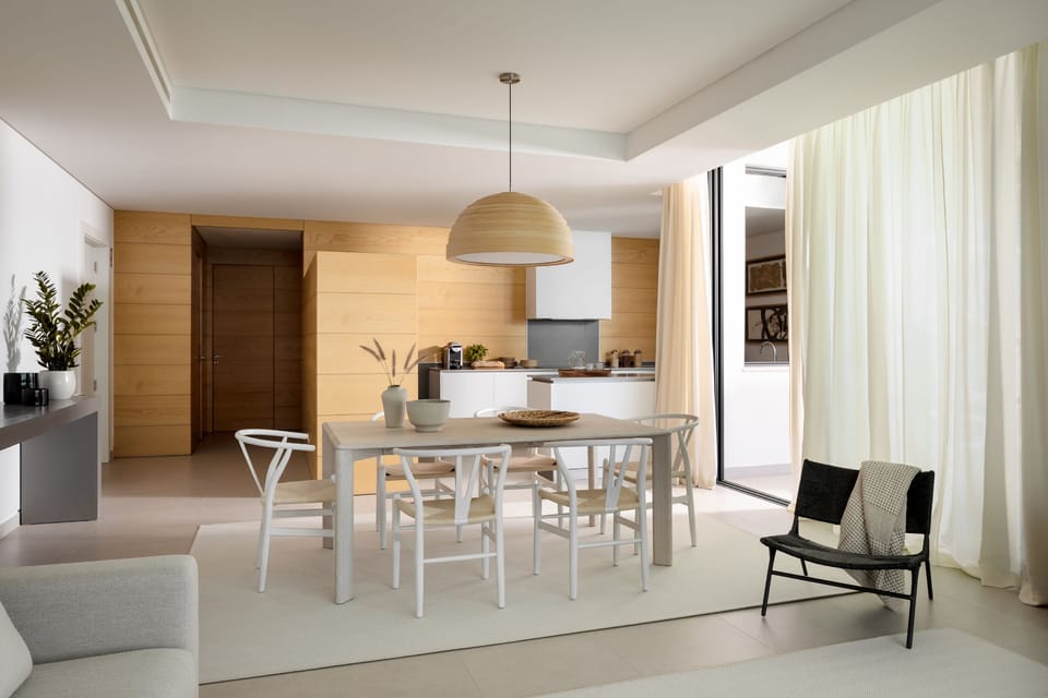 Open plan kitchen