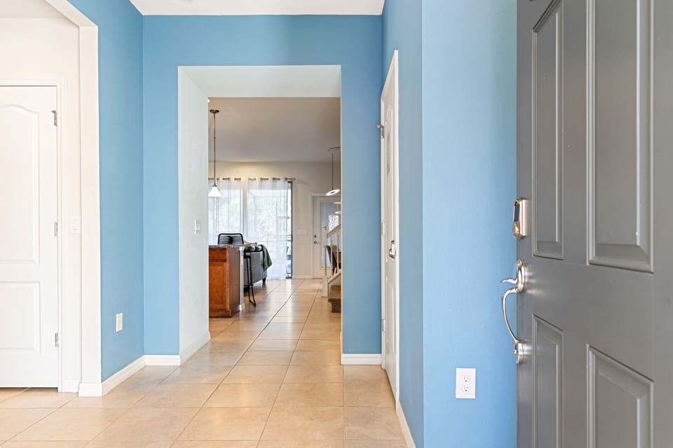From the entrance, beautiful and cozy decor welcomes you.