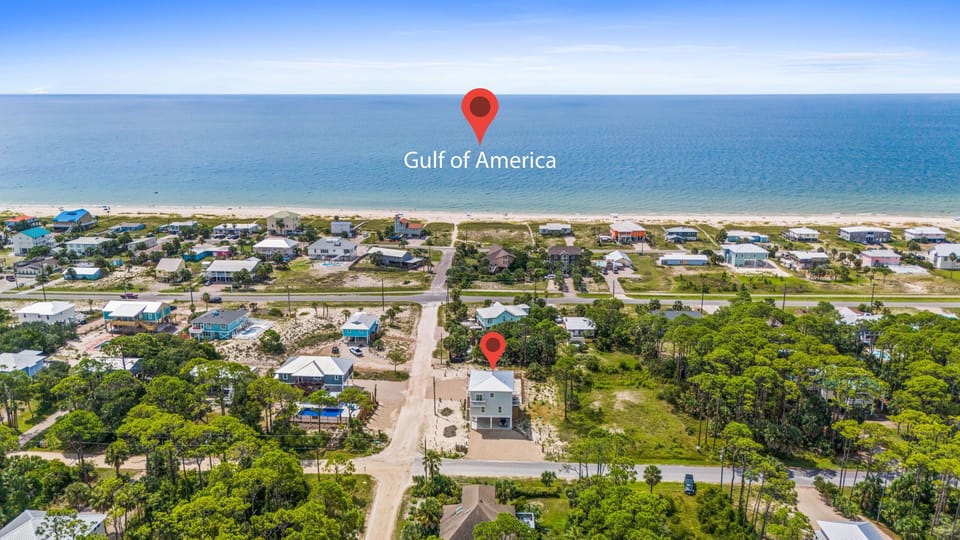 Aerial Beach access