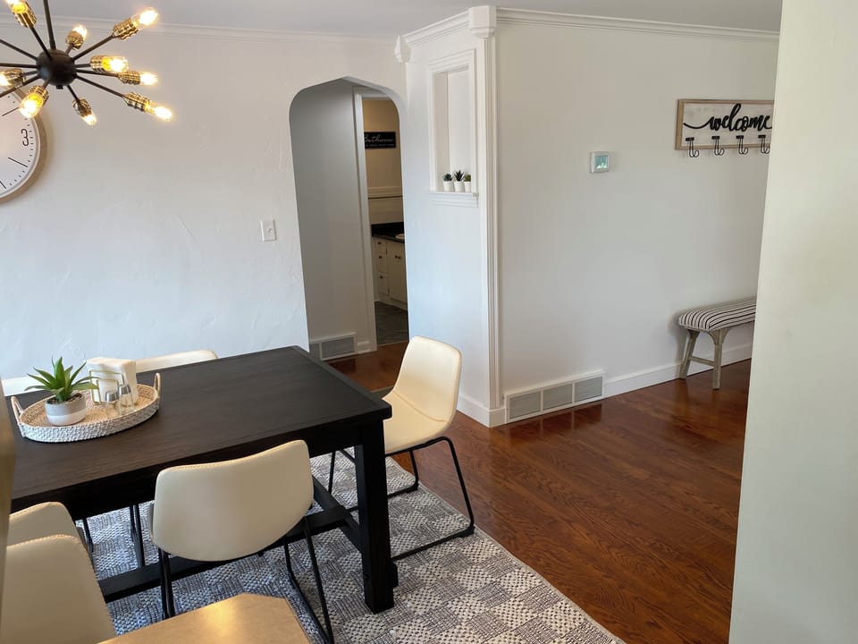 Main Floor Dining area