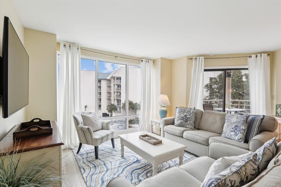 Ocean Views from Living Room at 1303 Villamare