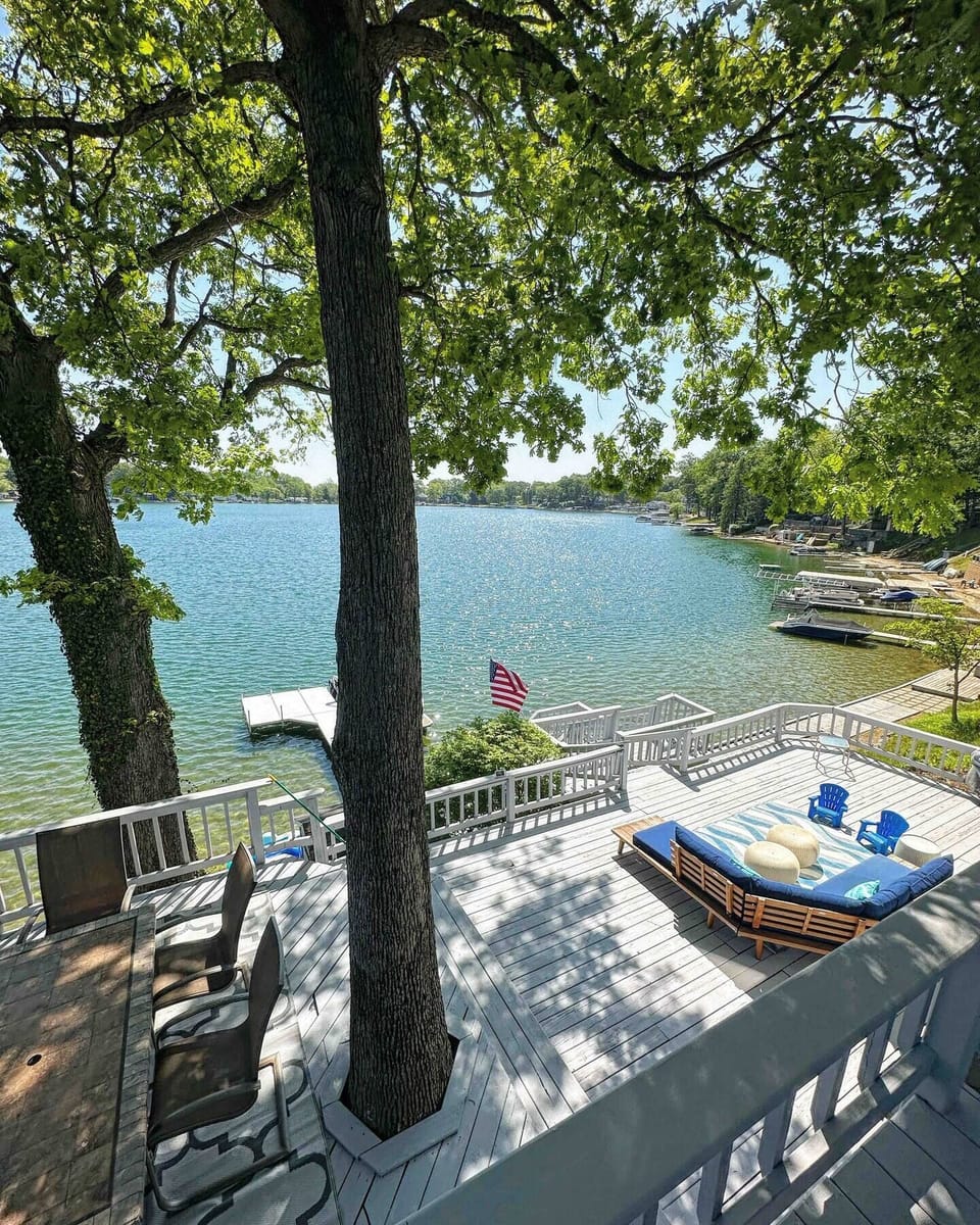 Deck where you will spend most of your time!