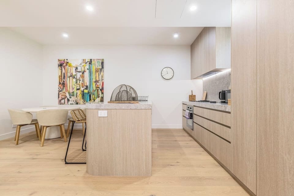 Whip up delicious meals in the bright and fully equipped kitchen, then gather around the dining table to share stories, laughter, and memorable moments.