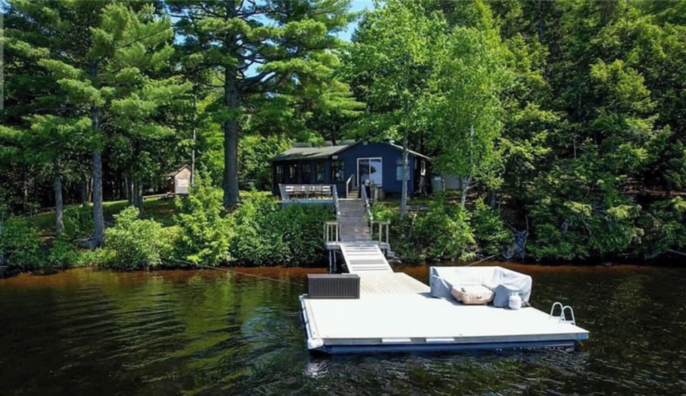 Expansive dock. The water at the point of the dock is 18'-20' in depth. 