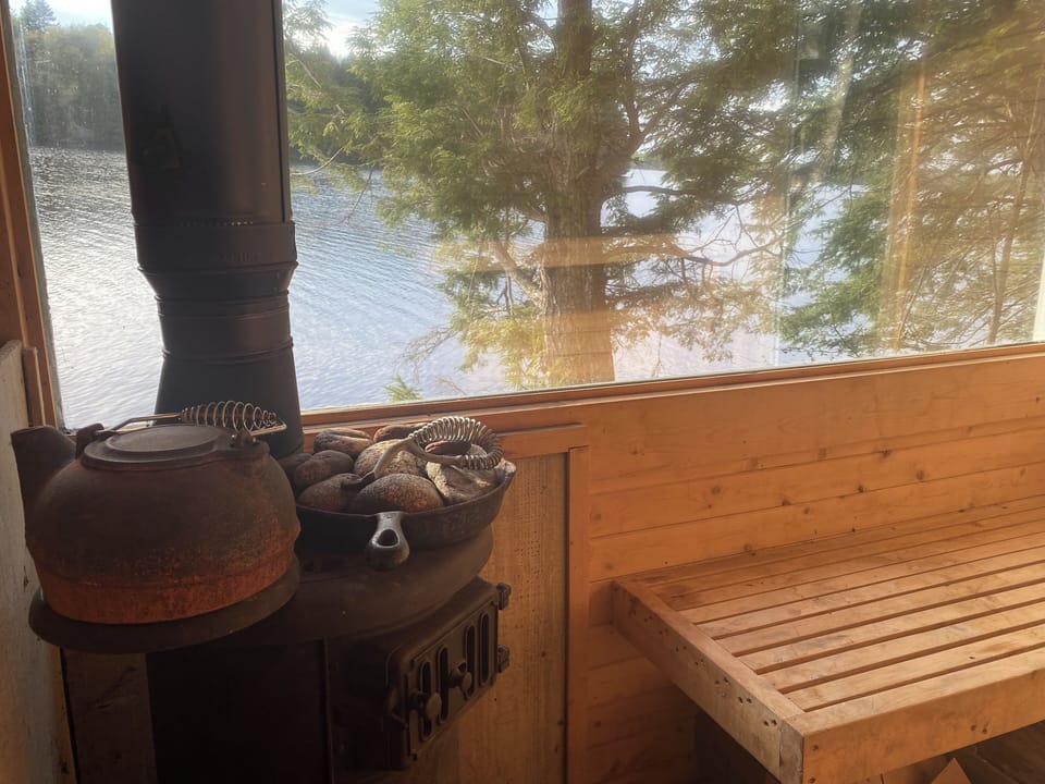 Sauna with a view. Capacity for 6-9 people.