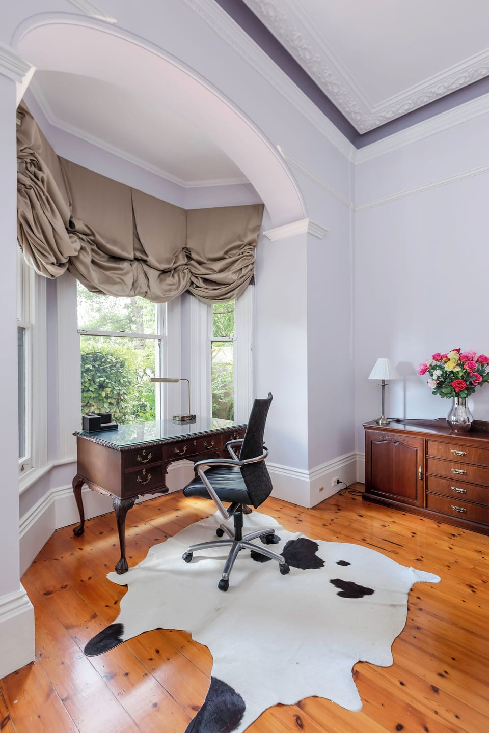 Office Space - the formal living room complete with work desk 