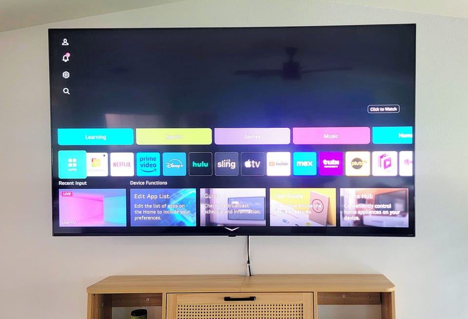 75 in LG Smart TV with Streaming Features and Wand Remote