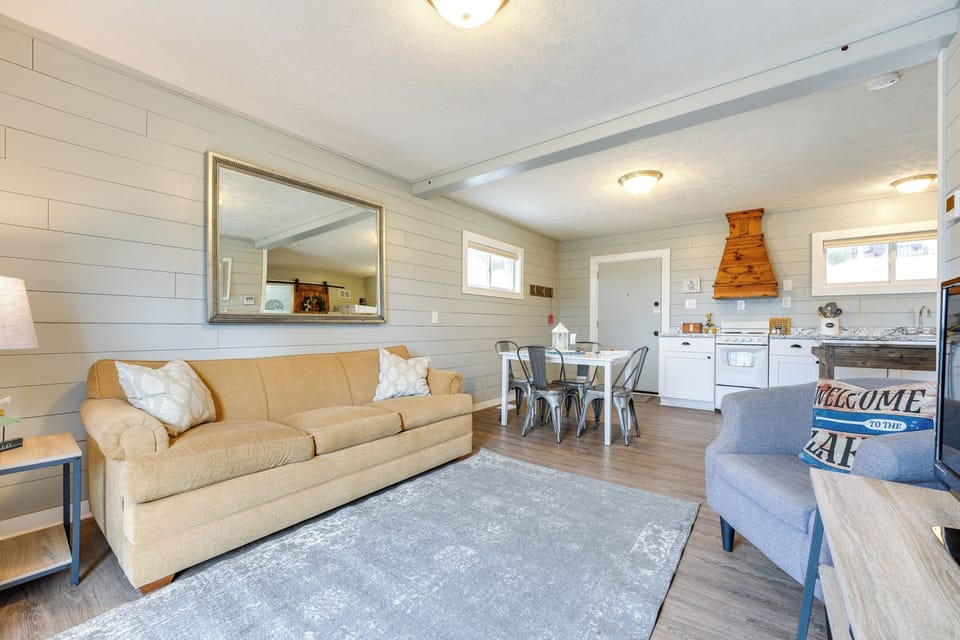 Living Room | Sleeper Sofa | Smart TV | Balcony Access