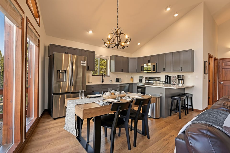 Cook up comfort in our fully stocked, newly renovated kitchen