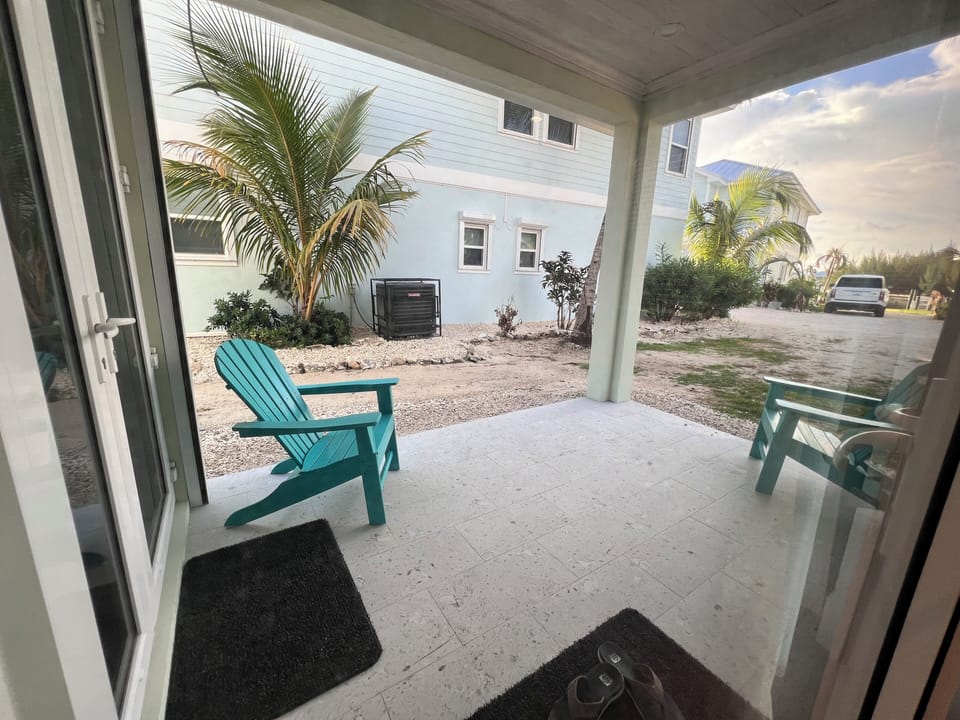 Downstairs porch adjacent to pool, keyed entry to Jr master suite and Bedroom 3