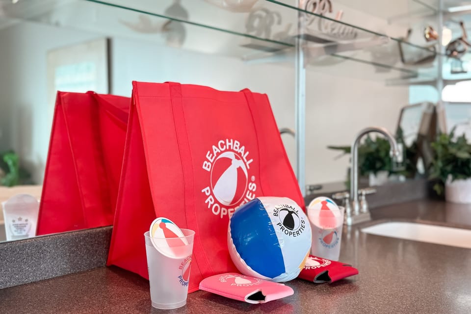Beachball swag bag!