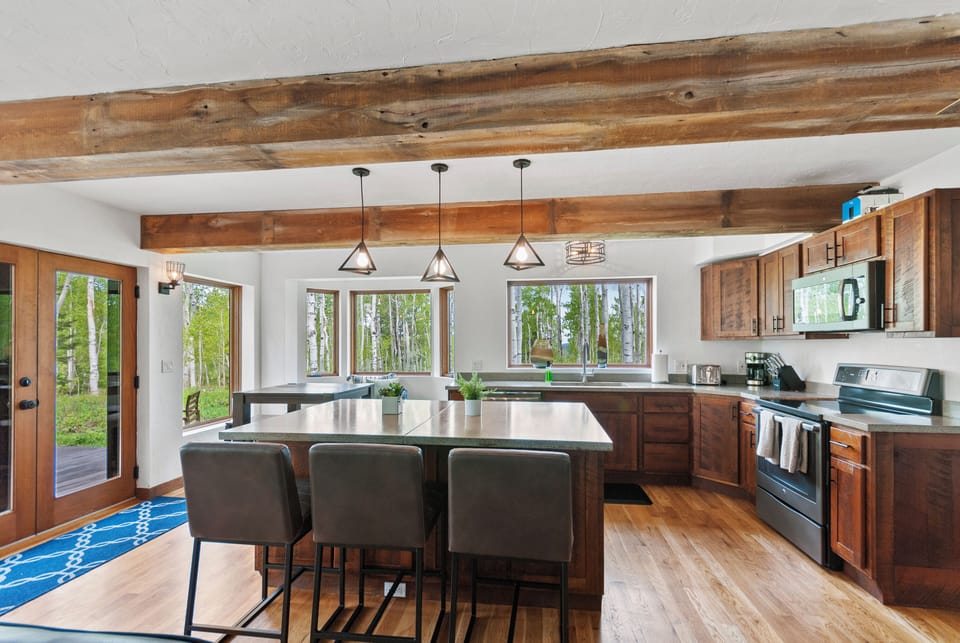View from the living room.  Nice open floorpan. 