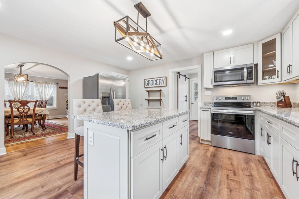 Immaculate, spacious kitchen to create scrumptious meals and lasting memories